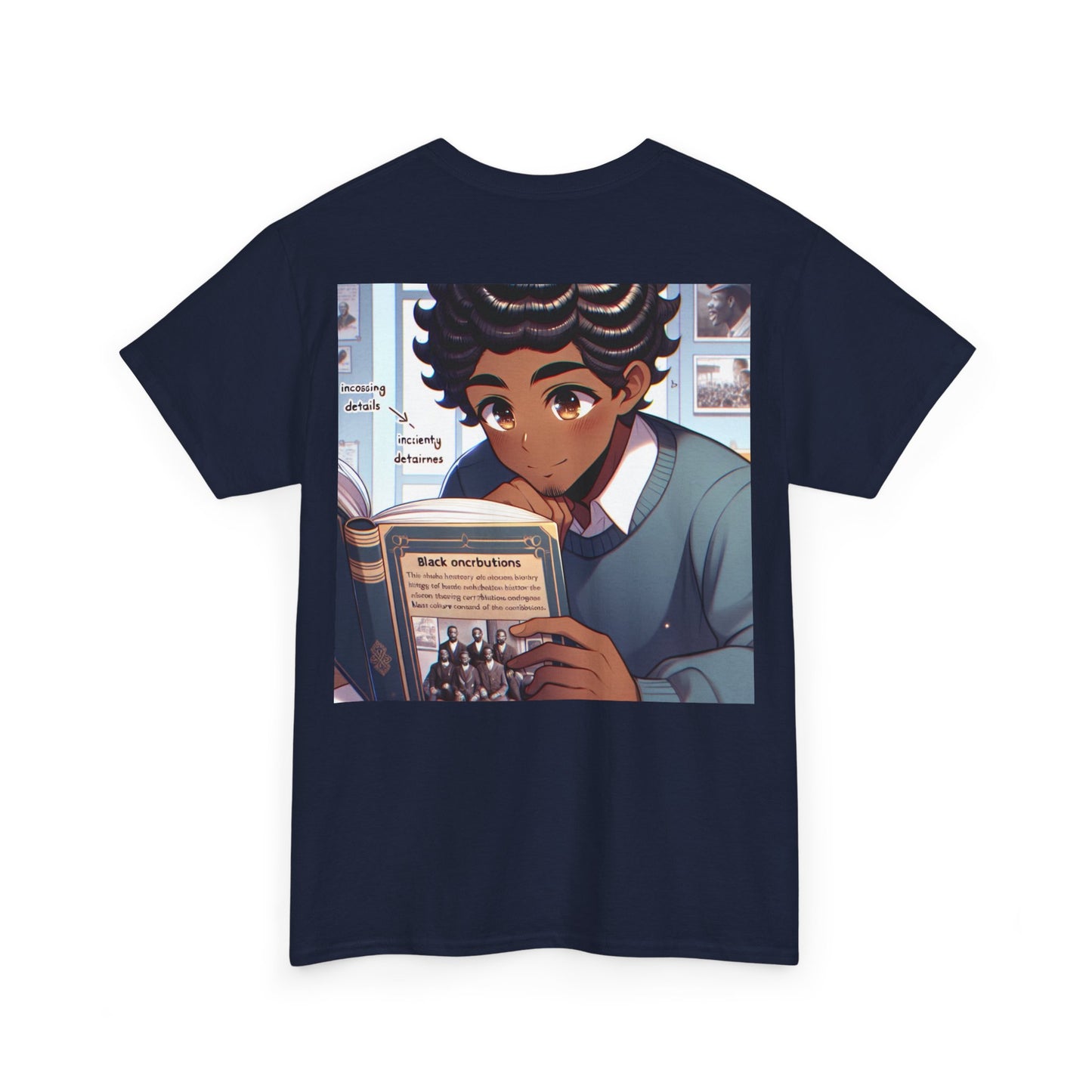 YBE "Anime Black Knowledge" Heavy Cotton Tee