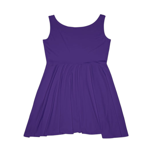 Women's YBE THRASHR VIBE Purple Skater Dress