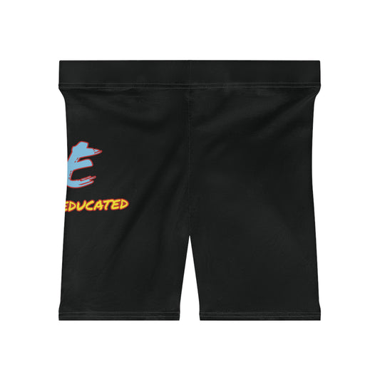 Women's YBE THRASHR VIBE Black Biker Shorts