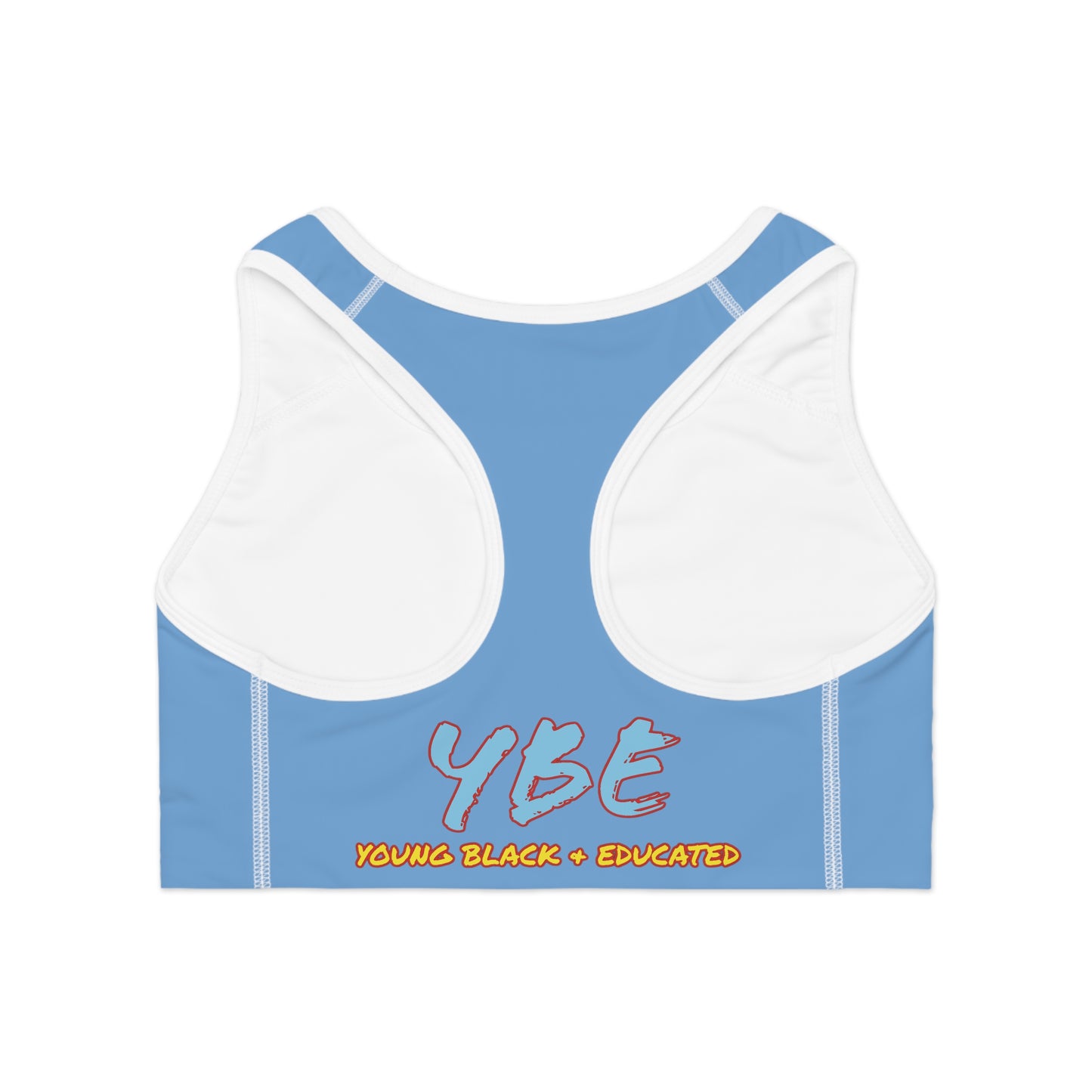 YBE THRASHR VIBE Light Blue Sports Bra