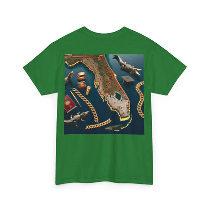 YBE Unisex "FLORIDIAN Part.1" Heavy Cotton Tee