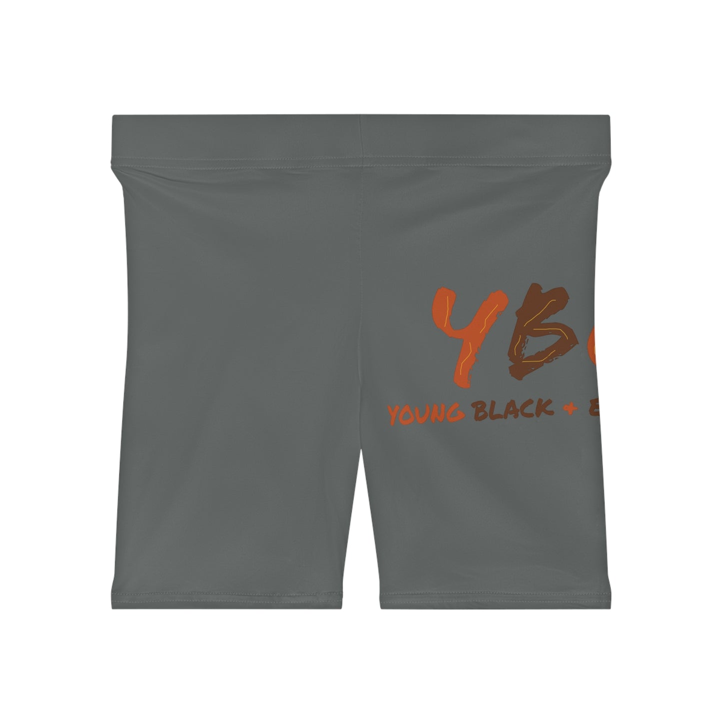 Women's YBE Fall Colors Dark Grey Biker Shorts