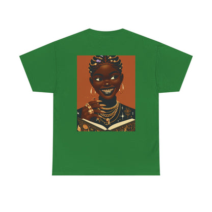 YBE "Her Luxurious Knowledgeable Smile p.1" Unisex Heavy Cotton Tee