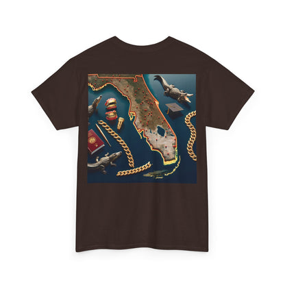 YBE Unisex "FLORIDIAN Part.1" Heavy Cotton Tee