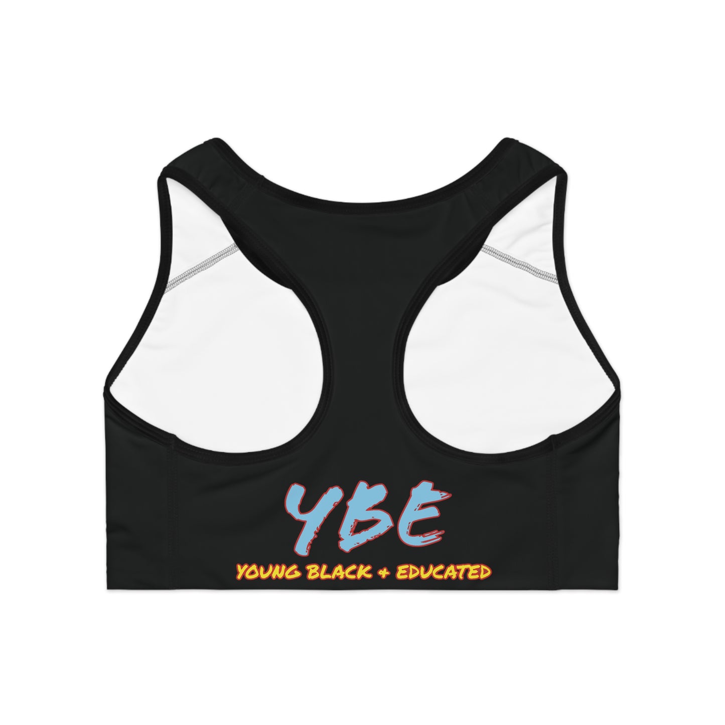 YBE THRASHR VIBE BLACK Sports Bra
