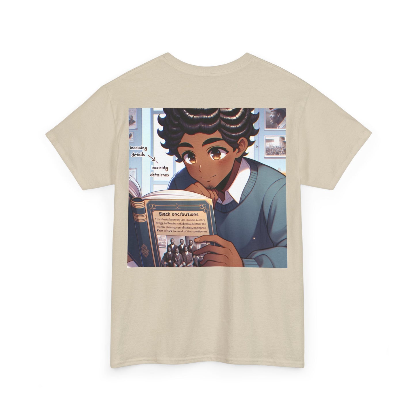 YBE "Anime Black Knowledge" Heavy Cotton Tee