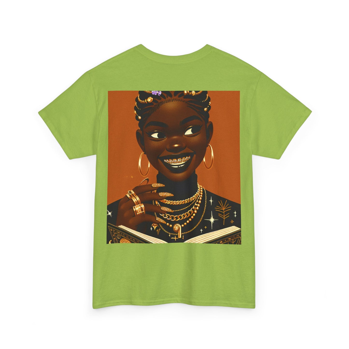 YBE "Anime Her Luxurious Knowledgeable Smile p.1" Unisex Heavy Cotton Tee