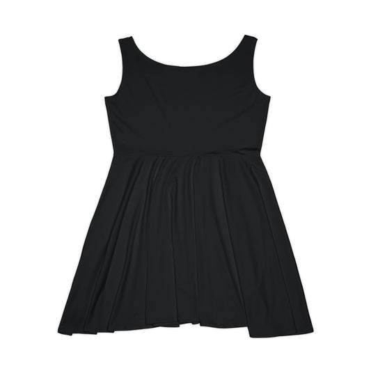 Women's YBE Fall Colors Black Skater Dress