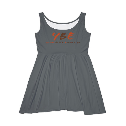 Women's YBE Fall Colors Dark Grey Skater Dress