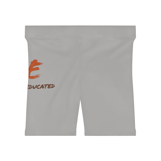 Women's YBE Fall Colors Light Grey Biker Shorts