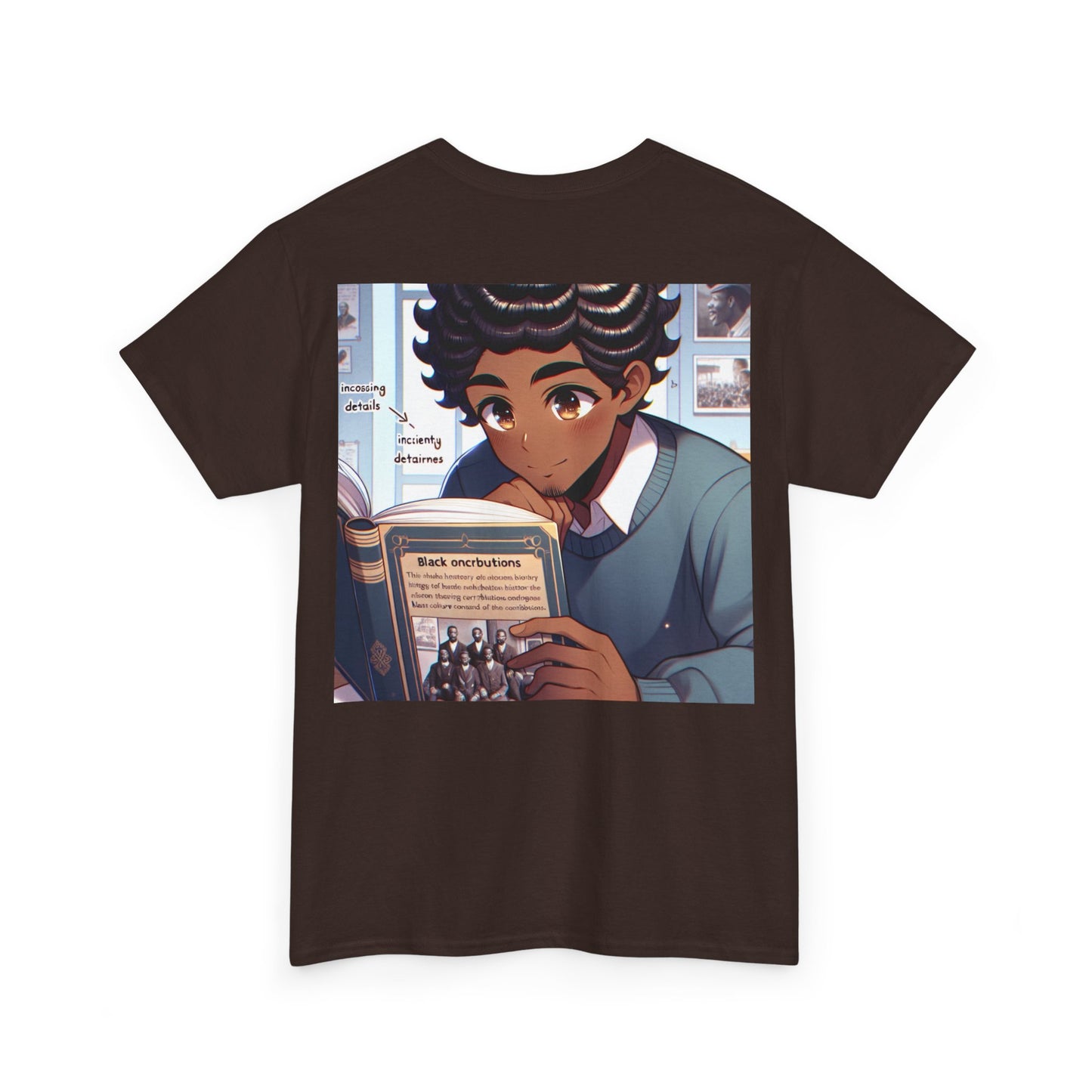 YBE "Anime Black Knowledge" Heavy Cotton Tee