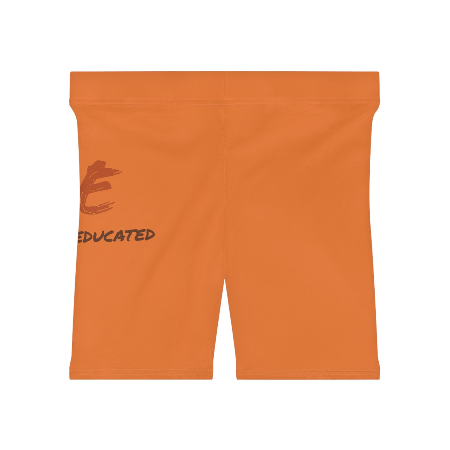 Women's YBE Fall Colors Light Orange Biker Shorts