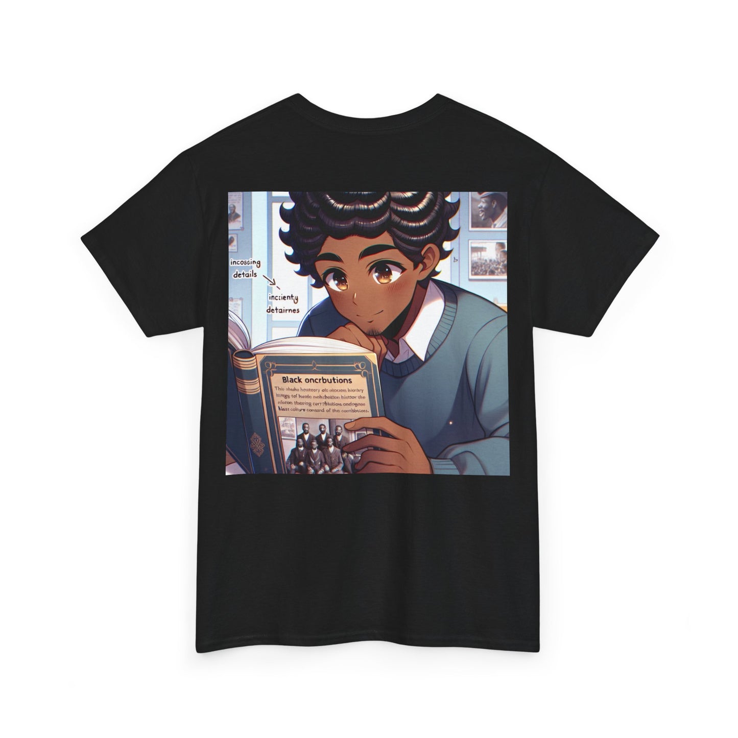 YBE "Anime Black Knowledge" Heavy Cotton Tee