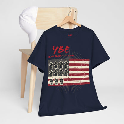 YBE Black Power Fist Flag 1