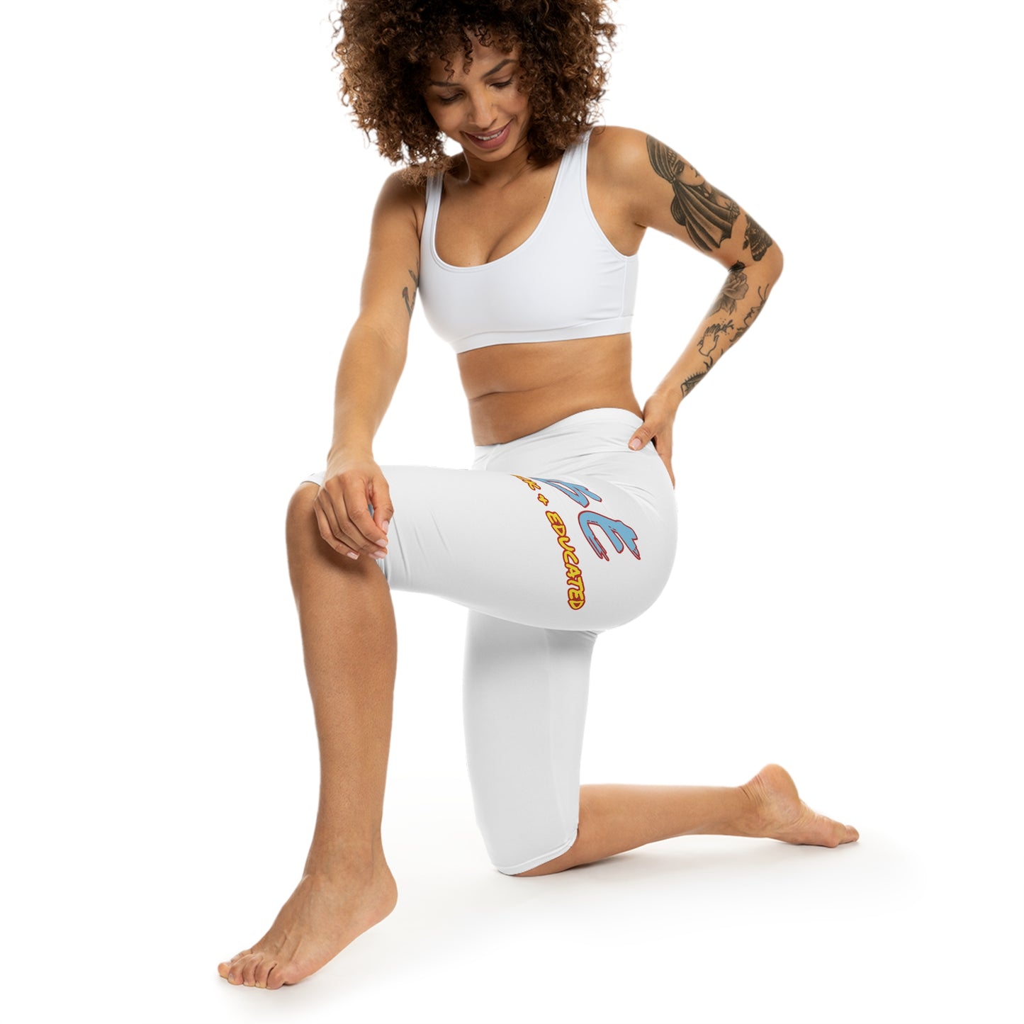 Women's Leggings YBE THRASHR VIBE White