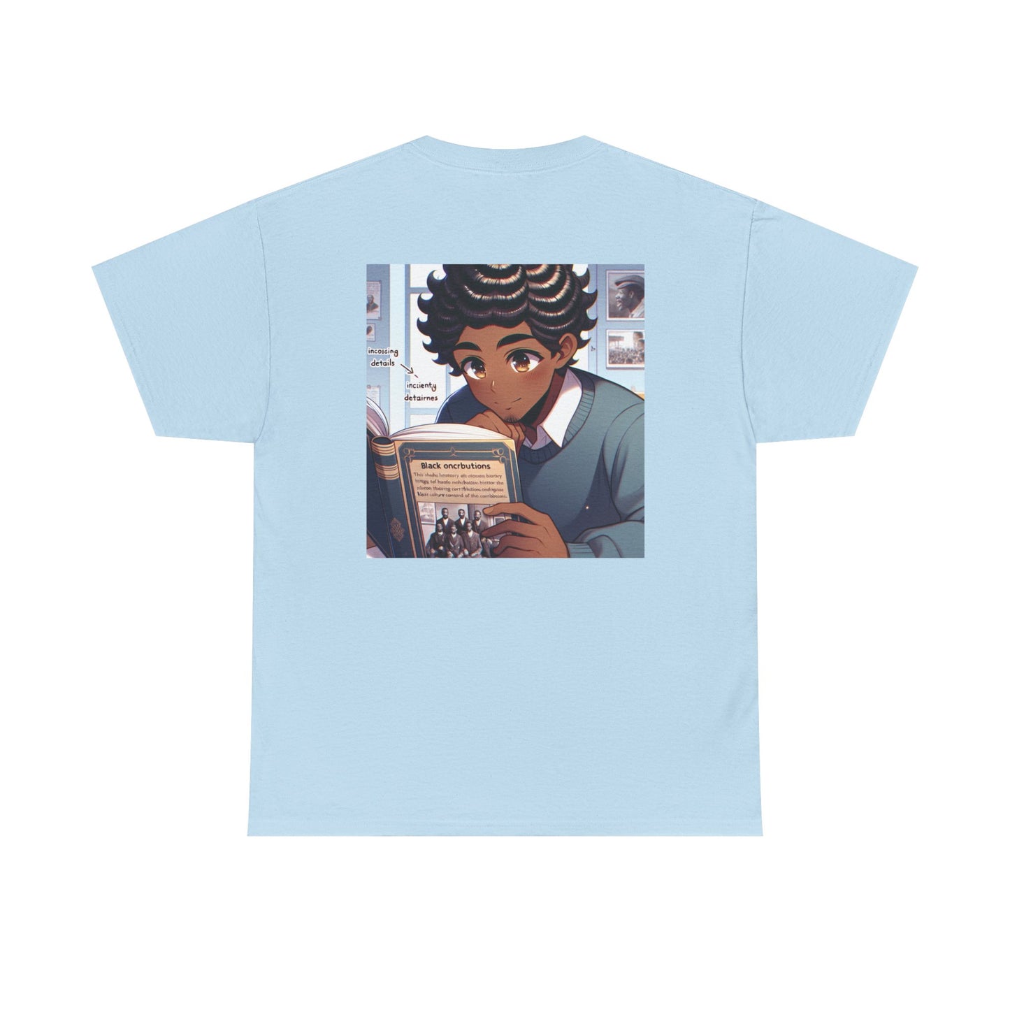YBE "Anime Black Knowledge" Unisex Heavy Cotton Tee