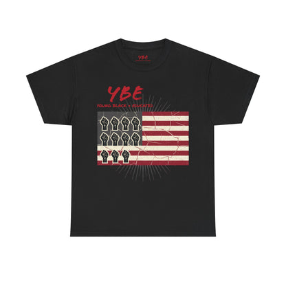 YBE Black Power Fist Flag 1