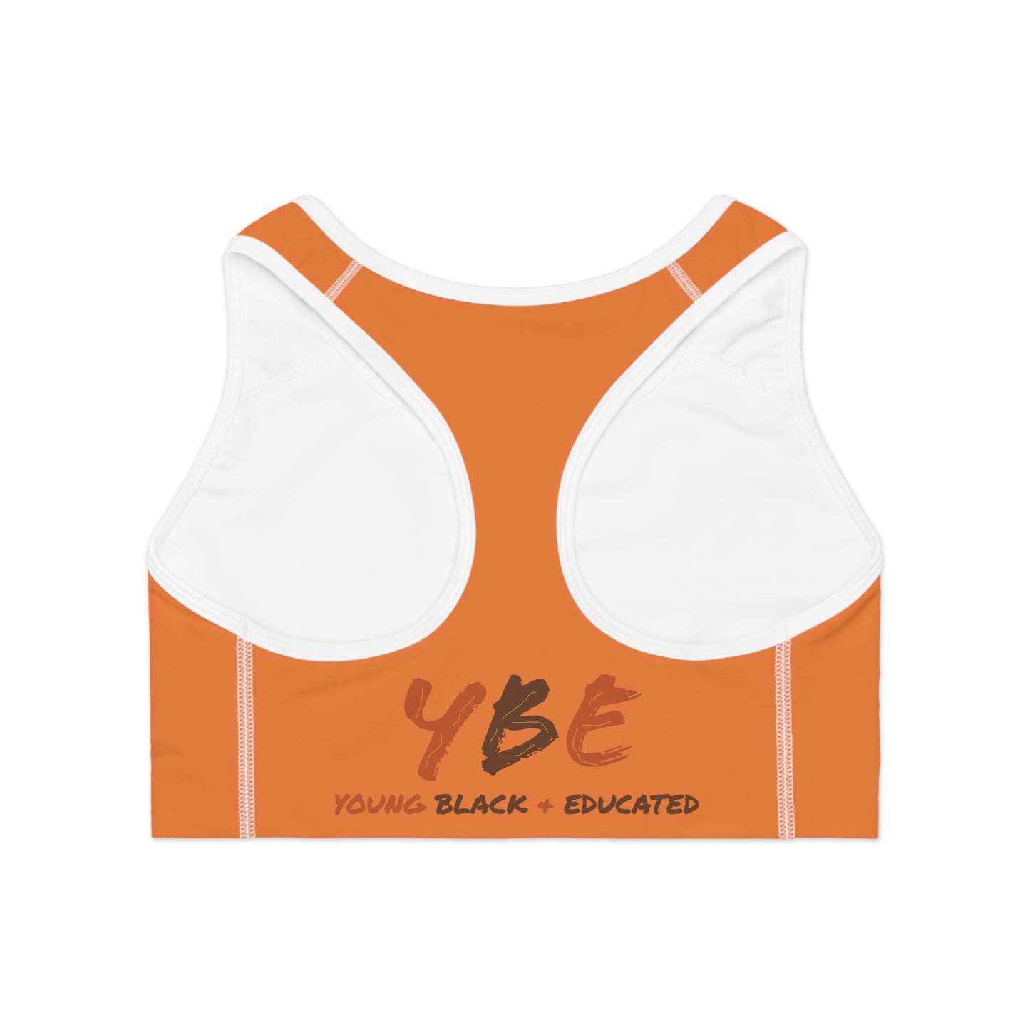 YBE Fall Colors Light Orange Sports Bra