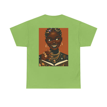 YBE "Her Luxurious Knowledgeable Smile p.1" Unisex Heavy Cotton Tee