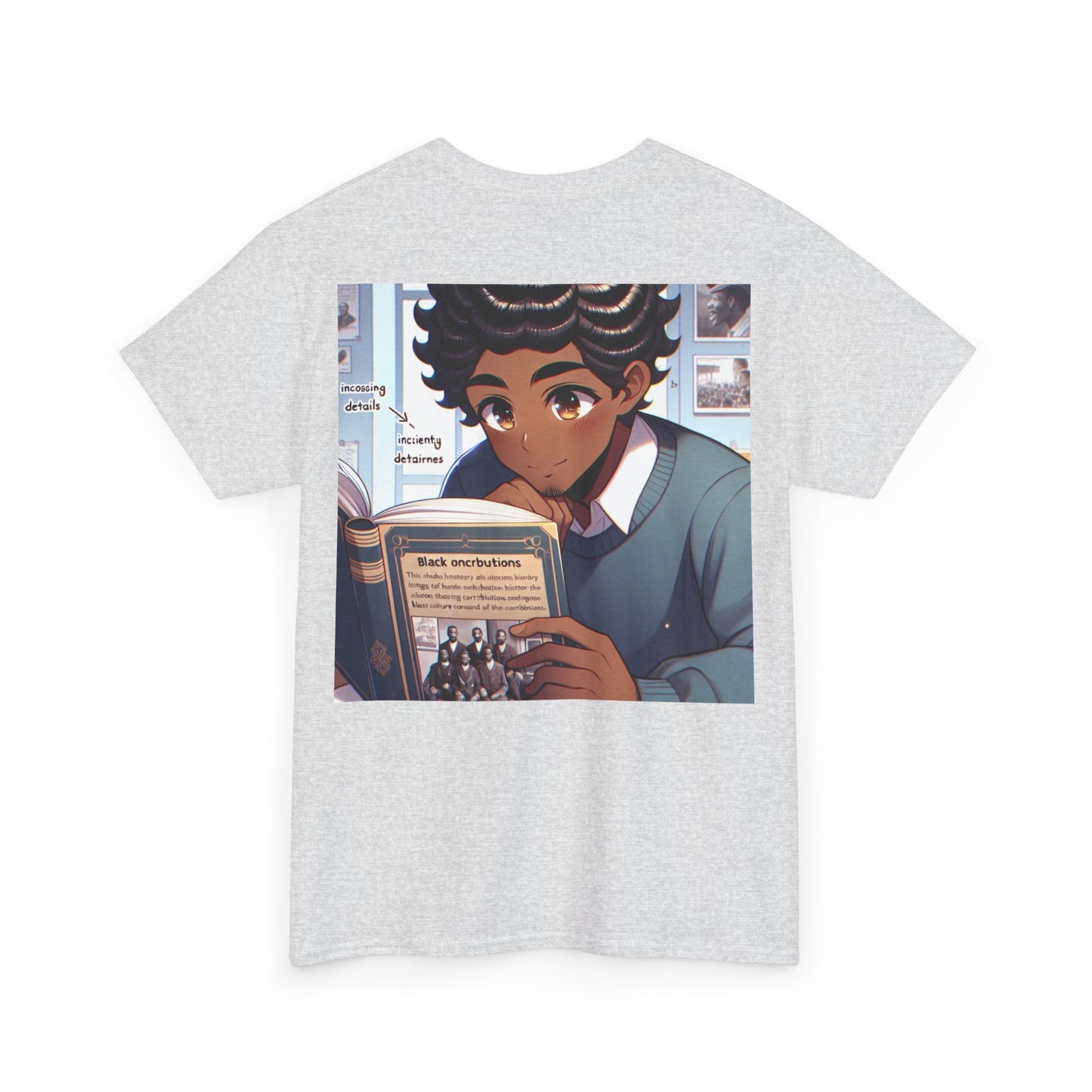 YBE "Anime Black Knowledge" Heavy Cotton Tee