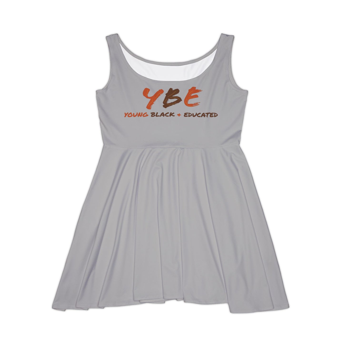 Women's YBE Fall Colors Light Grey Skater Dress