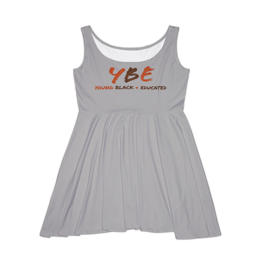 Women's YBE Fall Colors Light Grey Skater Dress