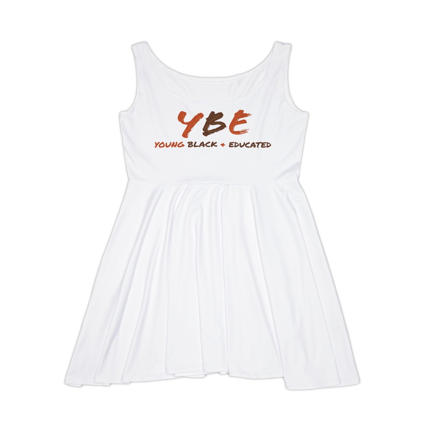 Women's YBE Fall Colors White Skater Dress