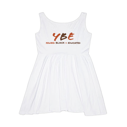 Women's YBE Fall Colors White Skater Dress