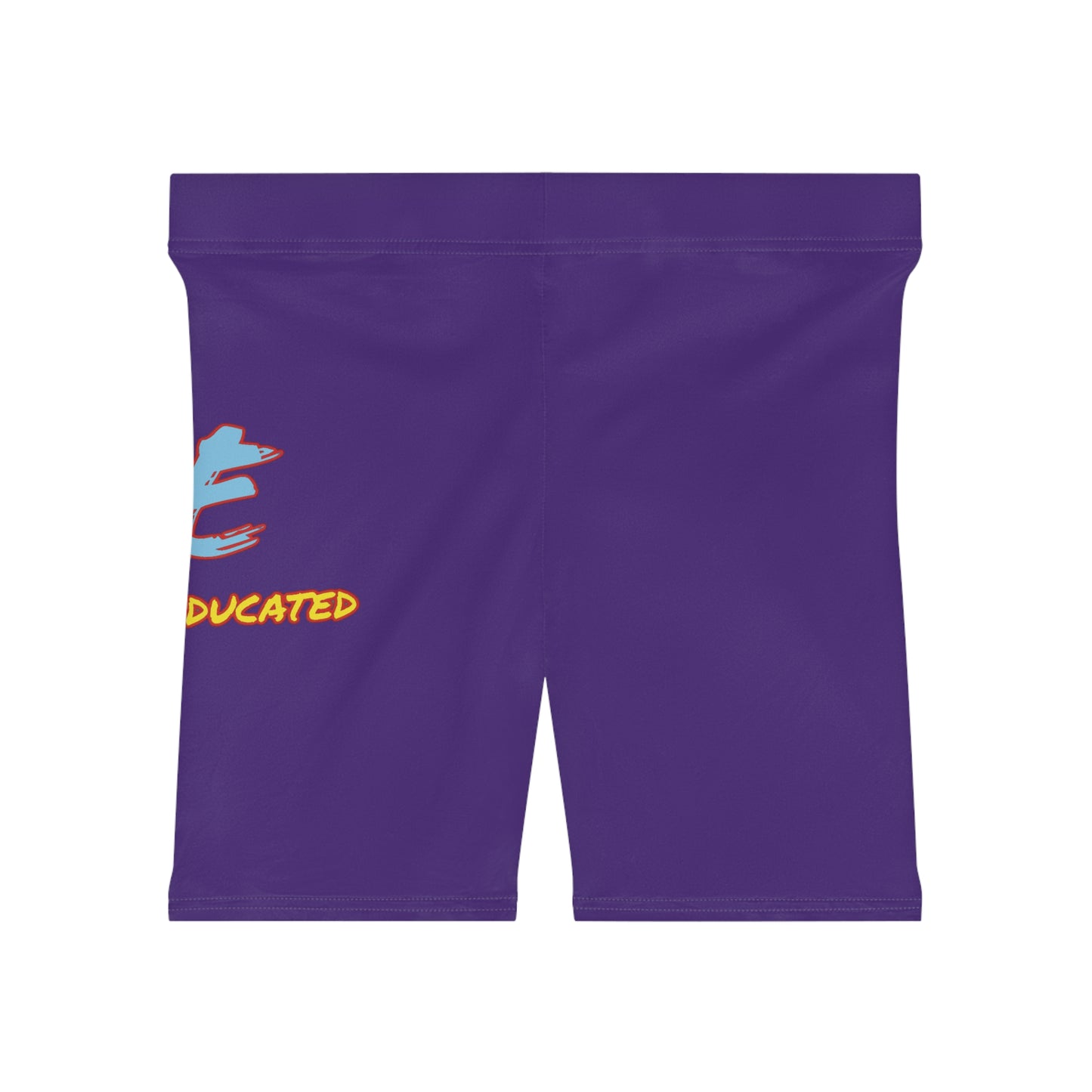 Women's YBE THRASHR VIBE Purple Biker Shorts