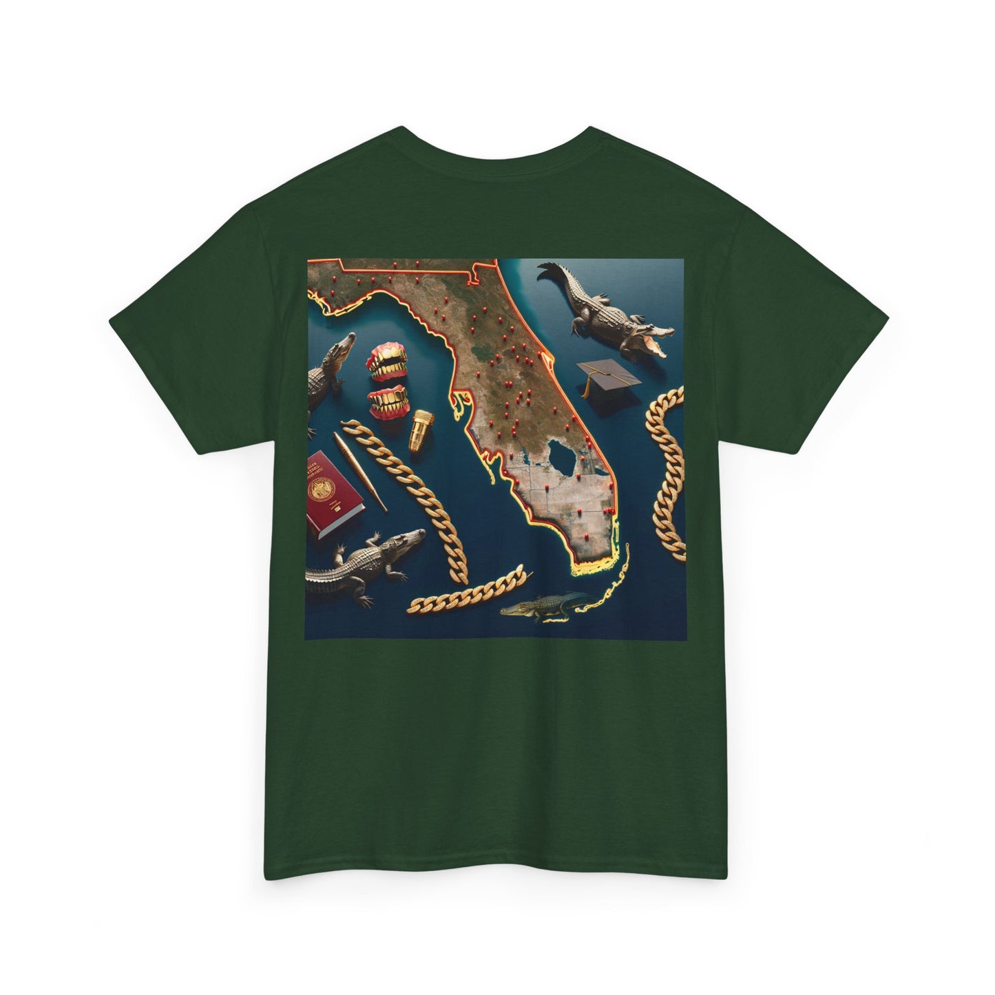 YBE Unisex "FLORIDIAN Part.1" Heavy Cotton Tee