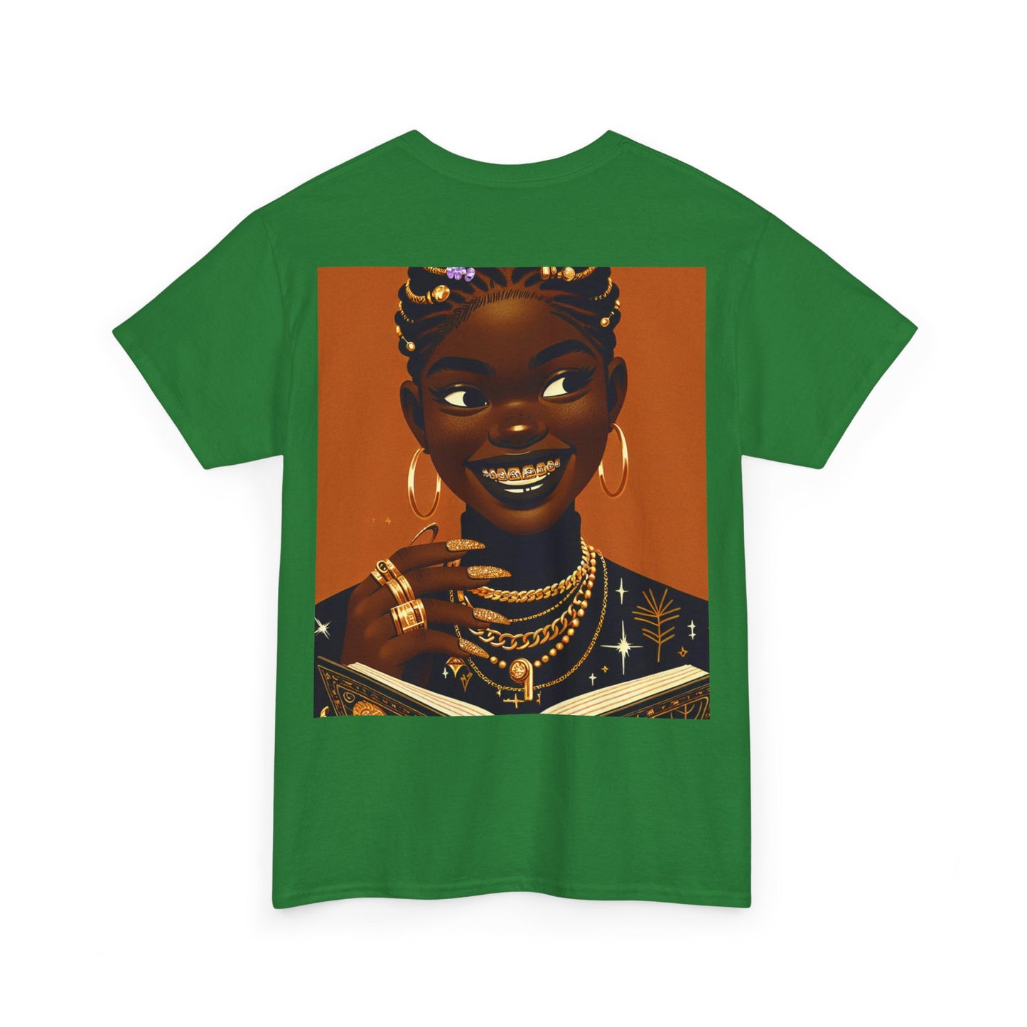 YBE "Anime Her Luxurious Knowledgeable Smile p.1" Unisex Heavy Cotton Tee