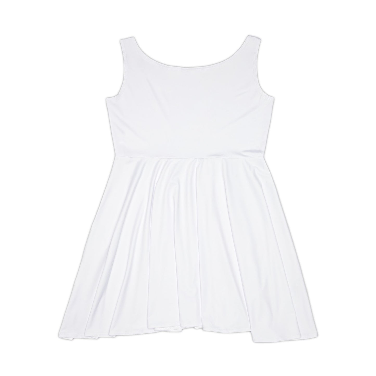 Women's YBE THRASHR VIBE White Skater Dress