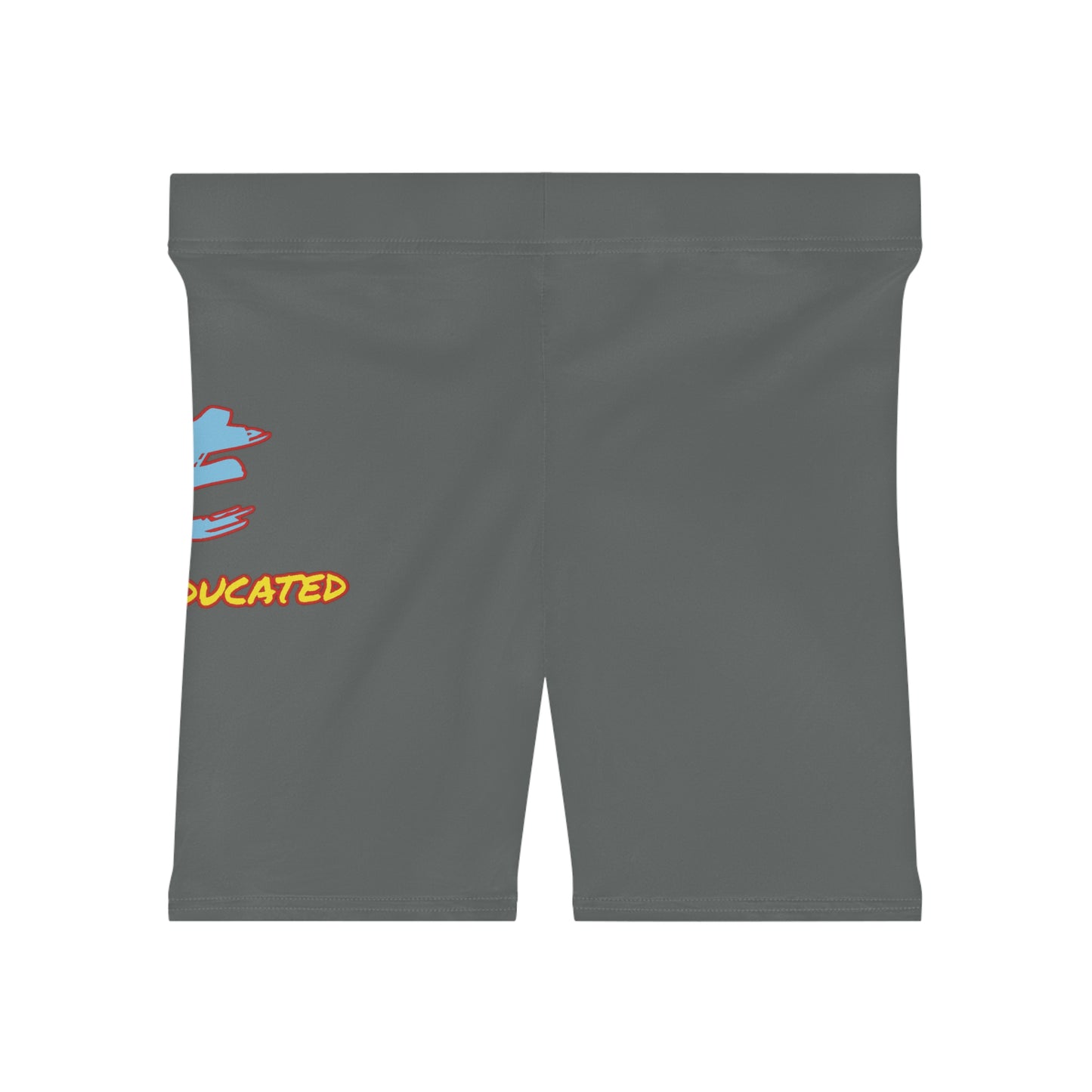 Women's YBE THRASHR VIBE Dark Grey Biker Shorts