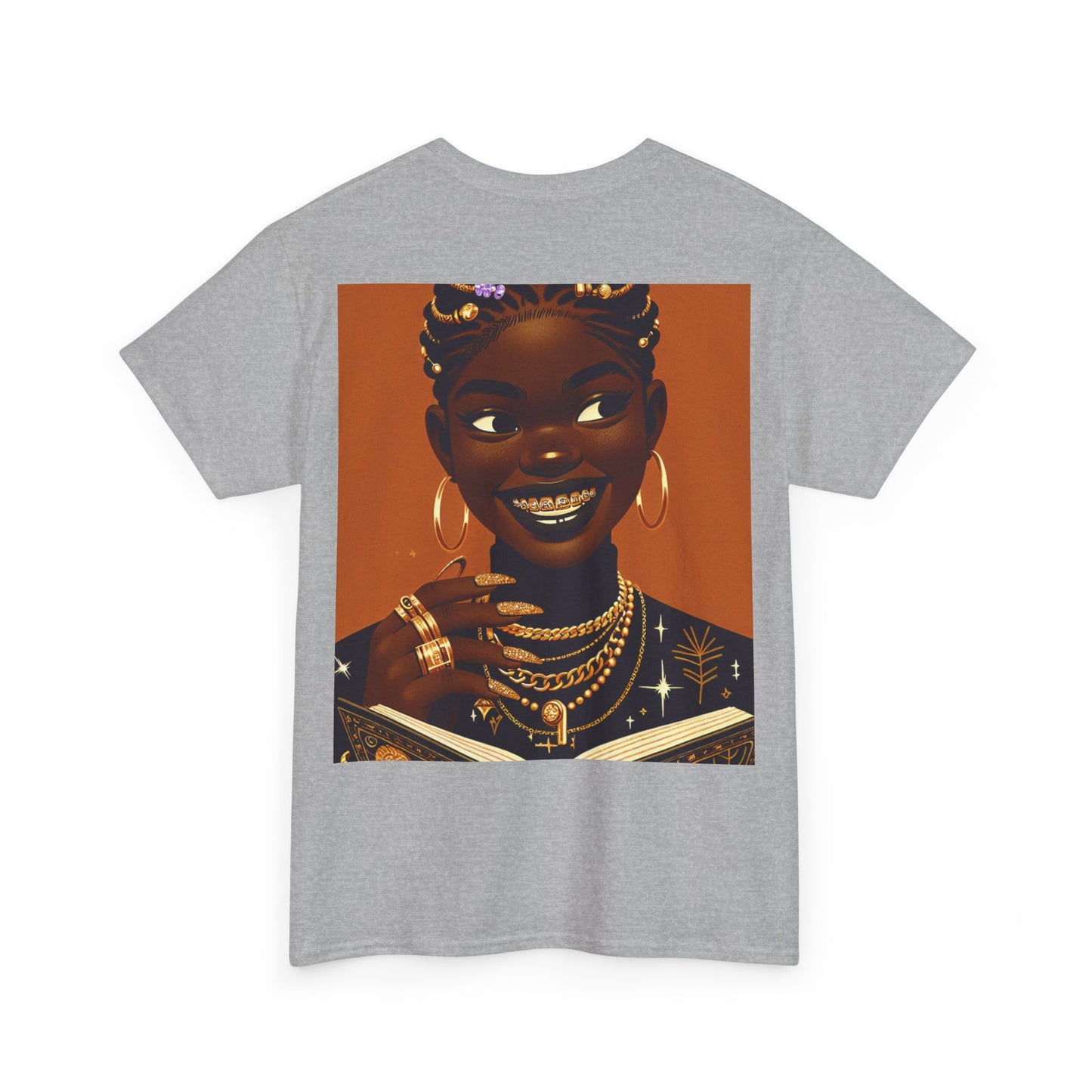 YBE "Anime Her Luxurious Knowledgeable Smile p.1" Unisex Heavy Cotton Tee