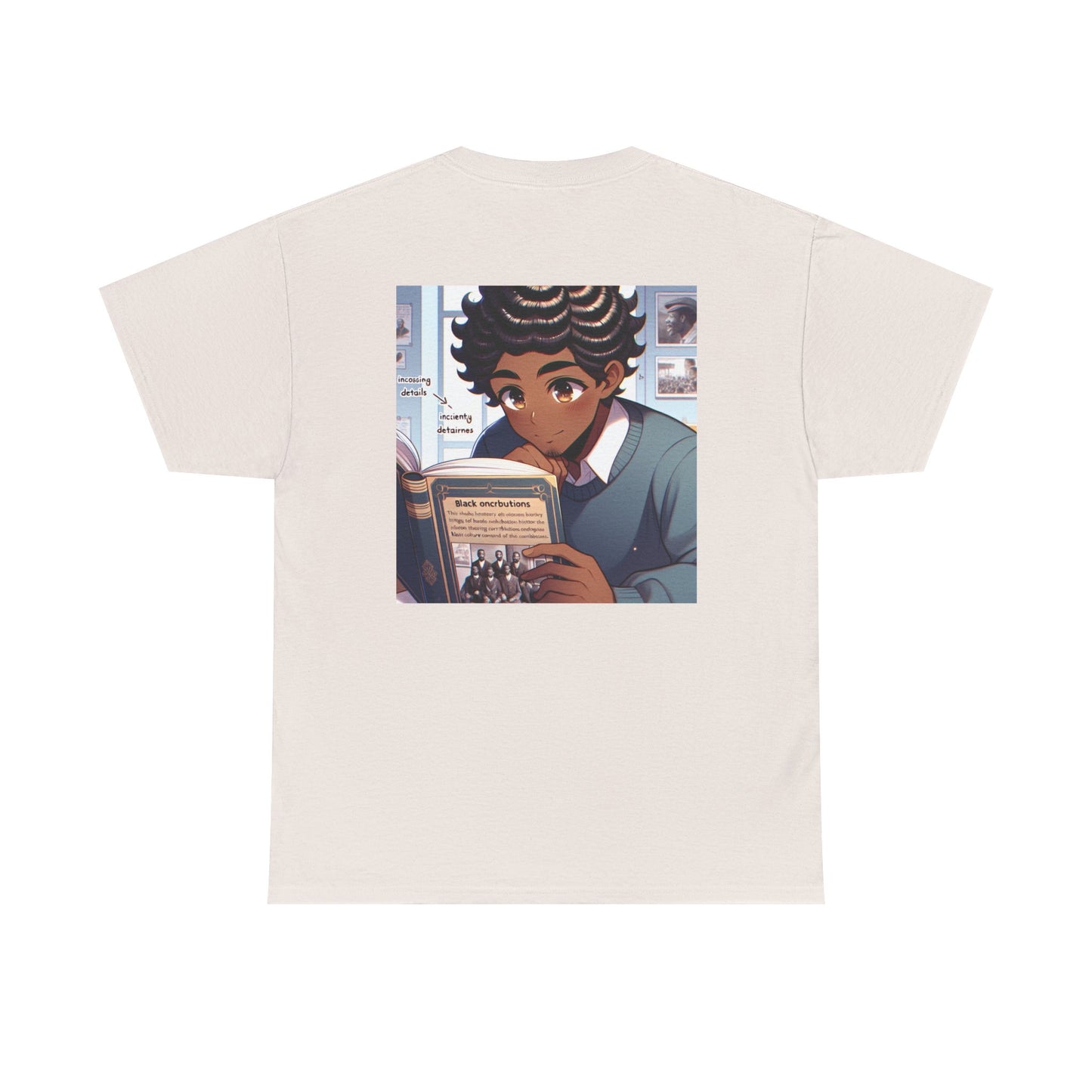 YBE "Anime Black Knowledge" Unisex Heavy Cotton Tee