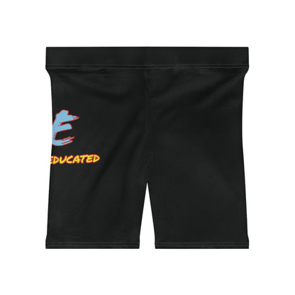 Women's YBE THRASHR VIBE Black Biker Shorts