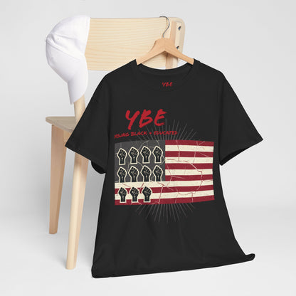 YBE Black Power Fist Flag 1