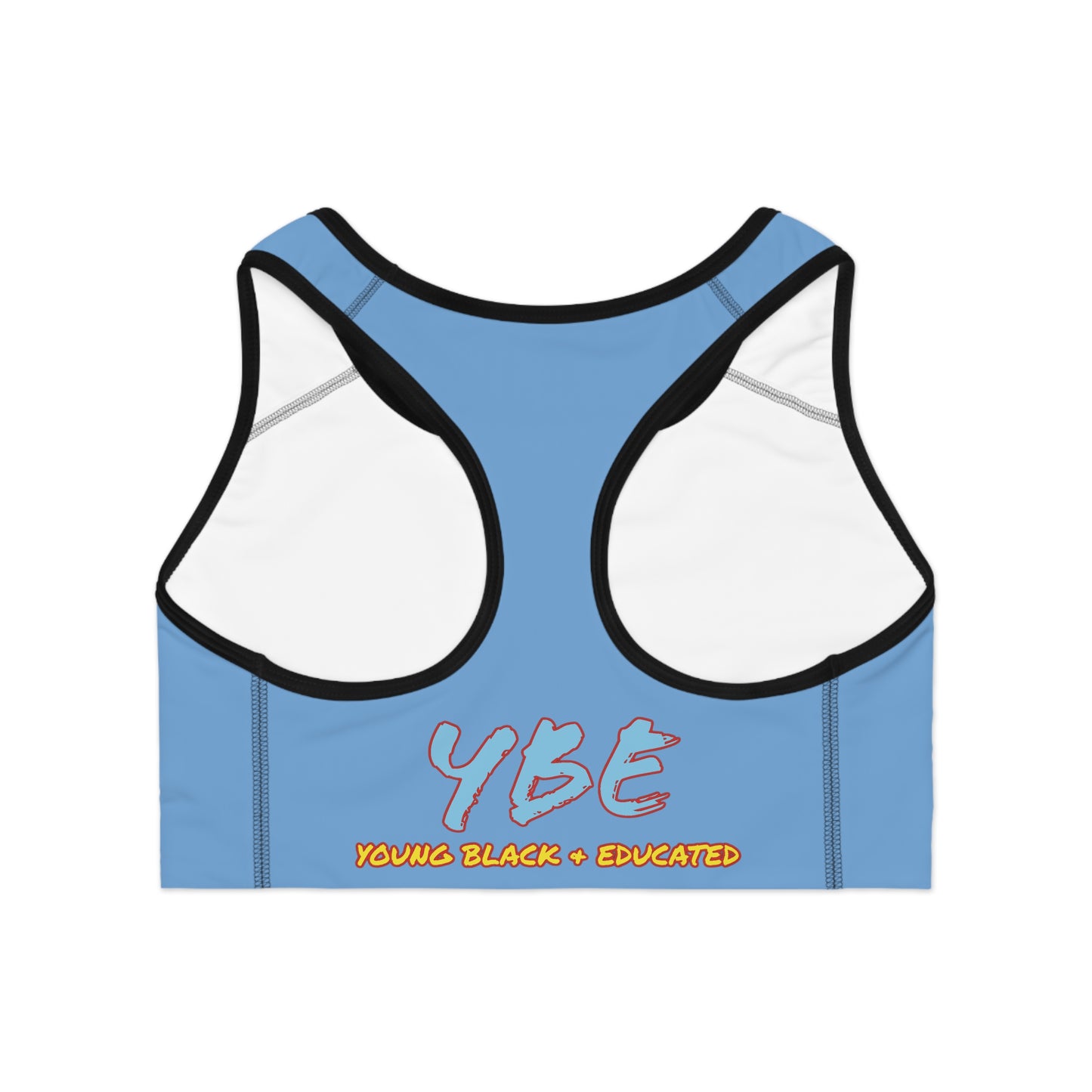 YBE THRASHR VIBE Light Blue Sports Bra