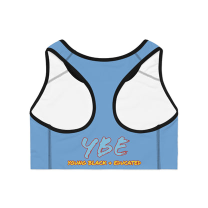 YBE THRASHR VIBE Light Blue Sports Bra