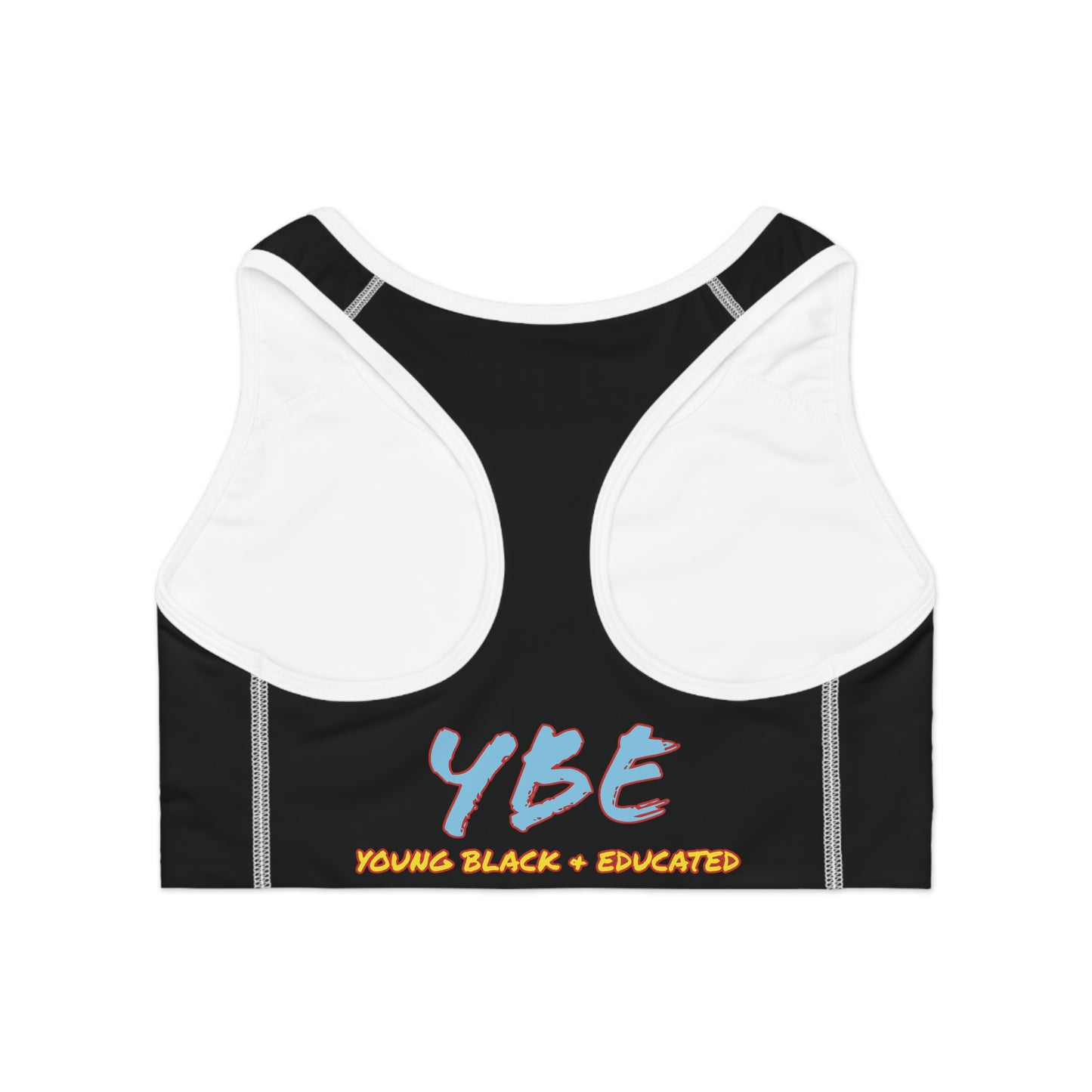 YBE THRASHR VIBE BLACK Sports Bra