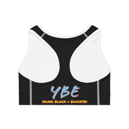 YBE THRASHR VIBE BLACK Sports Bra