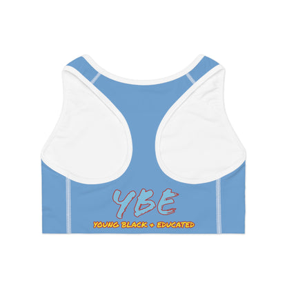 YBE THRASHR VIBE Light Blue Sports Bra