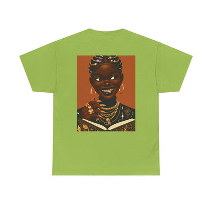 YBE "Her Luxurious Knowledgeable Smile p.1" Unisex Heavy Cotton Tee