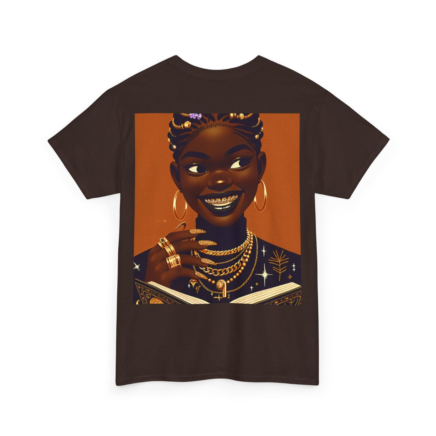 YBE "Anime Her Luxurious Knowledgeable Smile p.1" Unisex Heavy Cotton Tee