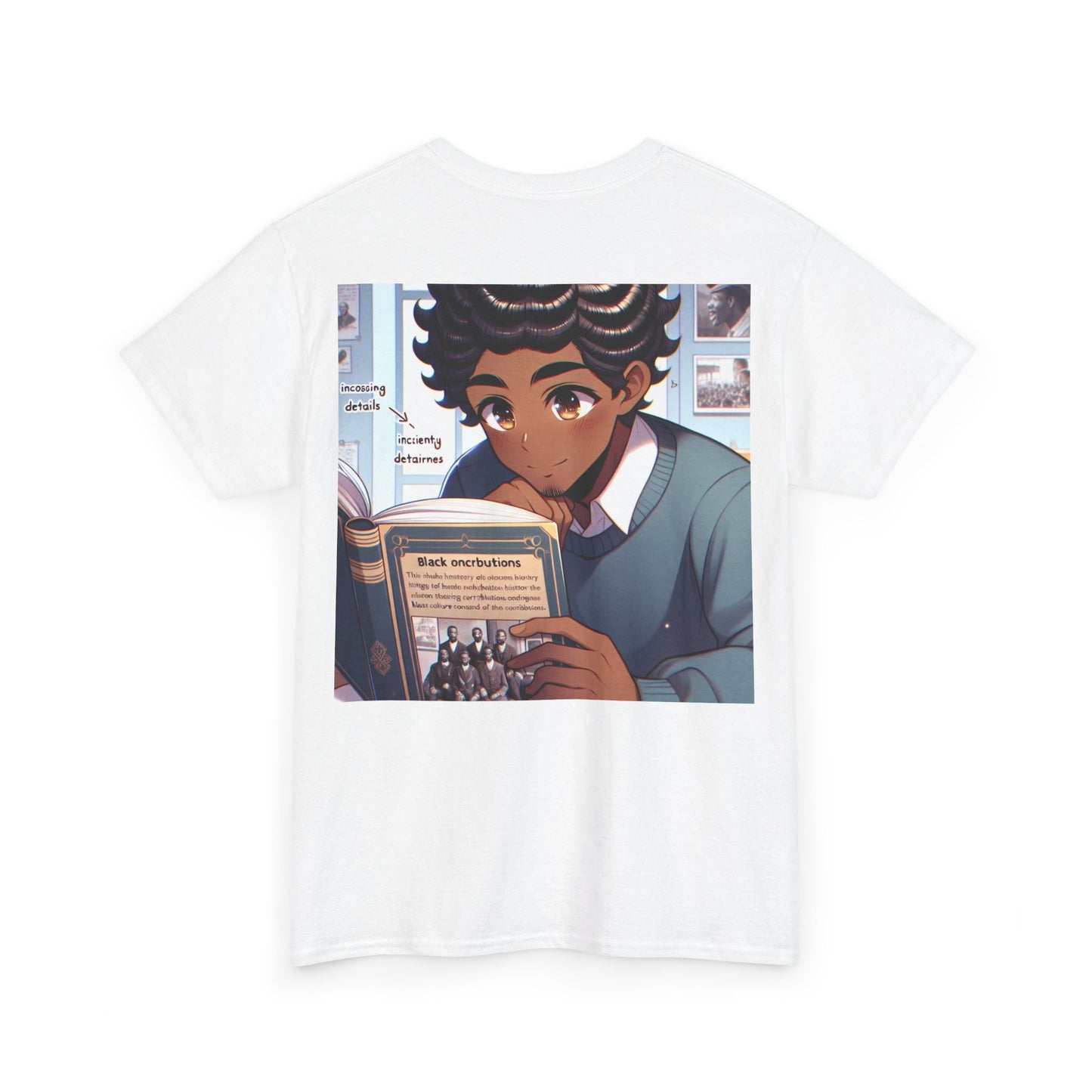 YBE "Anime Black Knowledge" Heavy Cotton Tee