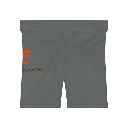 Women's YBE Fall Colors Dark Grey Biker Shorts