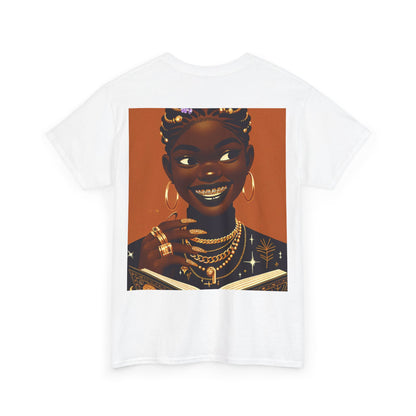 YBE "Anime Her Luxurious Knowledgeable Smile p.1" Unisex Heavy Cotton Tee